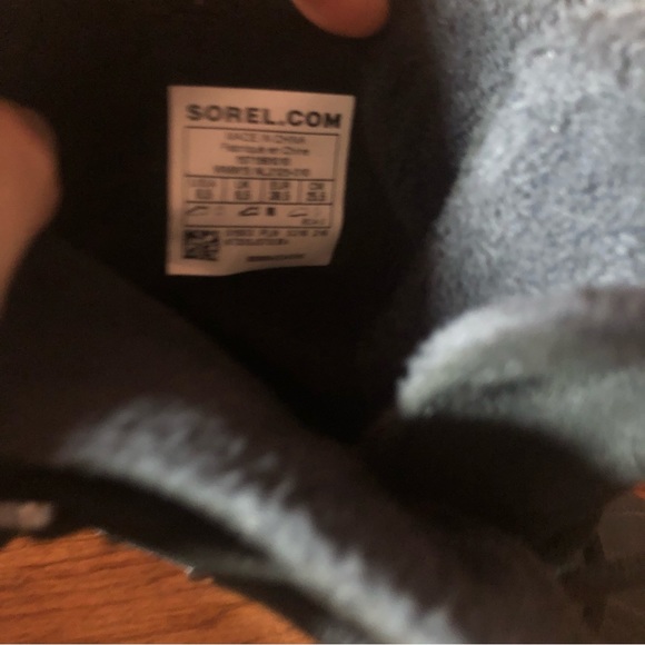 ❤️SOREL Black Winter Fancy Lace II Boots Size 8.5 - Picture 12 of 14